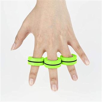 FinGears – Bagues Magnétiques Anti-stress – Freestyle – 3 Tailles (S, M, L) – Set De 3 – Fidget