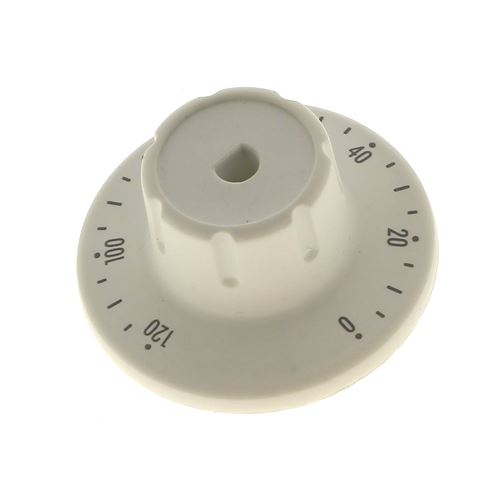 Bouton blanc minuterie pour Four Delonghi