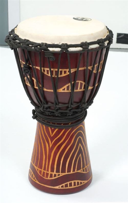TANGA DJEMBE 12 ROUGE SCULPTE