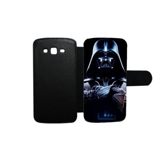 Etui housse portefeuille Dark Vador swag Compatible Samsung Galaxy J5 2016