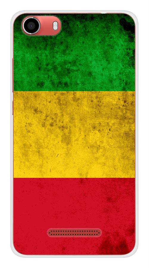 Coque en silicone imprimée compatible Wiko Lenny 2 Drapeau Mali