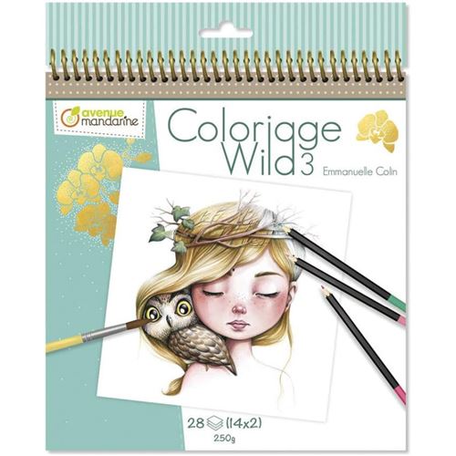 AVENMARD CARNET DE COLORIAGE WILD 3 État correct - N/A (je n'ai pas pu déterminer avec certitude reconditionné disponible sur Fnac