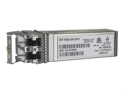 Hewlett-Packard Hpe - Module Transmetteur Sfp+ - 10Gbe - 10Gbase-Sr - Lc Multi-Mode - Jusqu'à 300 M - pour Apollo 4200 Gen10; Edgeline E920; Proliant E910T 2U, Xl170R Gen10, Xl450 Gen10