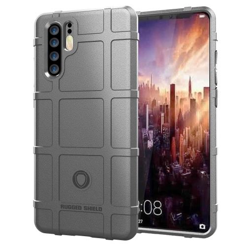 Coque en TPU grille carrée gris pour votre Huawei P30 Pro