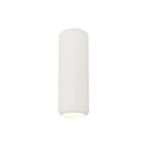 HOMEMANIA Lampe de Plafond Era II Plafonnier - à Cylindre - Murale - Blanc en Métal, 6 x 6 x 17 cm, 1 x LED, Max 5W, 3000K, 500LM Lumière Blanc Naturel
