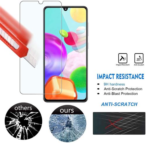 Pour Samsung Galaxy A41 Verre Trempé Film de Protection Vitre