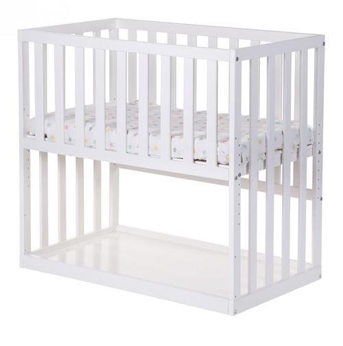 CHILDWOOD Bedkant wieg 50x90 cm wit beukenhout BSCNWI