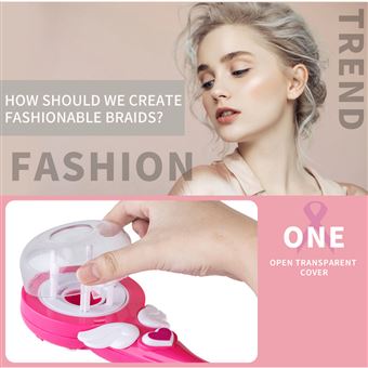 Outil De Tressage Automatique Pour Cheveux - Pour Filles Et Enfants - Alimenté Par Piles