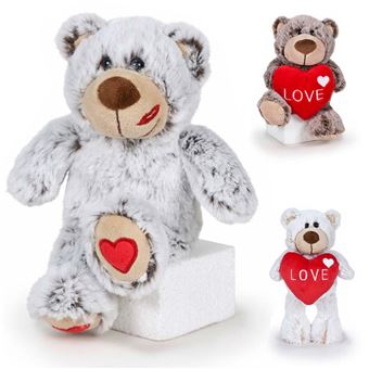 ours peluche coeur