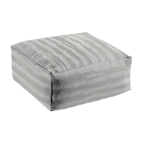 Pouf Hindi perle 50 x 50 x 20 cm Vivaraise