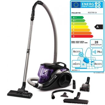 Aspirateur sans sac Rowenta RO3799EA 750 W Noir et Violet Achat