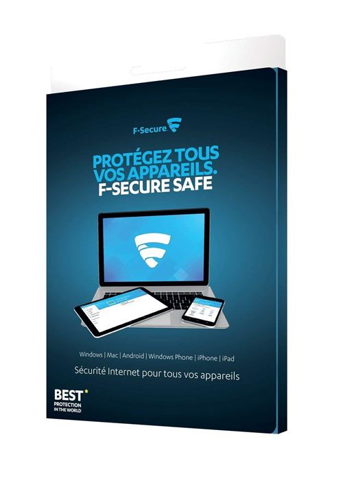 F-Secure SAFE (3 postes, 1 an)