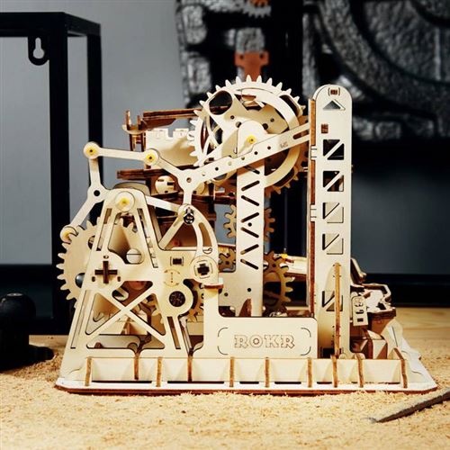 Robotime piste à billes 3D en bois avec puzzle 227 pièces - Puzzle