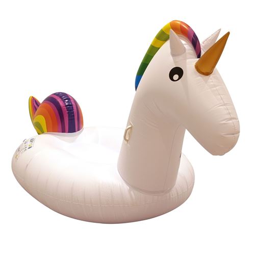 Jet lag - Bouée gonflable Licorne XL - Diam. 275 cm - Licorne