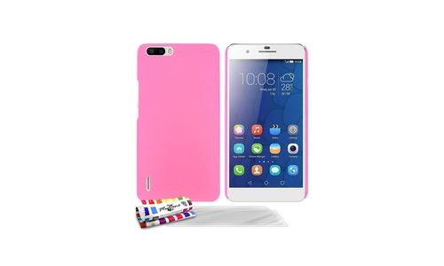 Coque rigide Le Pearls Rose + 3 Films HUAWEI HONOR 6 PLUS