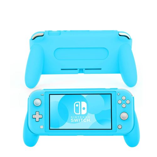 Etui de protection avec manette antidérapante pour Nintendo Switch Lite - Bleu