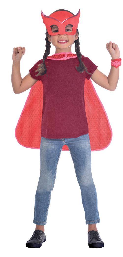 Amscan costume PJ Masksfilles rouge/rose 4-8 ans 3-pièces