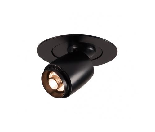 Ilu, encastré de plafond, led 1w, 350ma, 3000k, noir