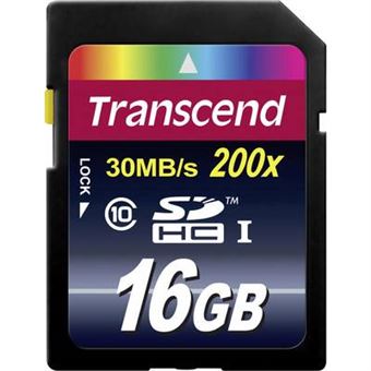 2€17 sur Carte SDHC Transcend Premium 16 GB Class 10 - Carte