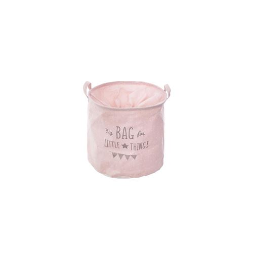 Sac de rangement - Canvas - 38 x 38 cm - Rose