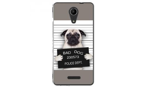 Coque souple pour Wiko Tommy 2 avec impression Motifs bulldog prisonnier