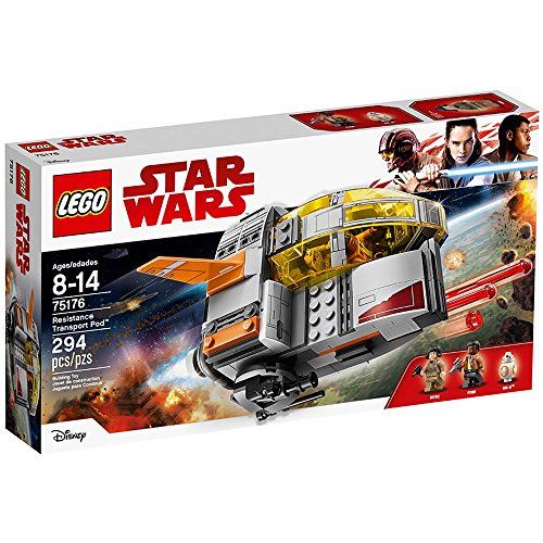 Kit de construction de la résistance Pod de résistance 75176 de LEGO Star Wars Episode VIII (294 pièces)
