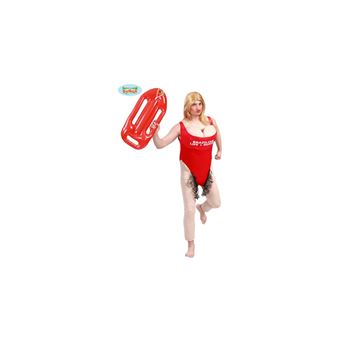 Costume Sauveteur Plage - Rouge - Taille Unique - 1