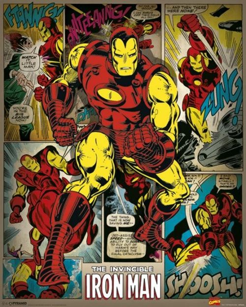 Marvel : The Invincible Iron Man ! Mini Poster 40 x 50 cm