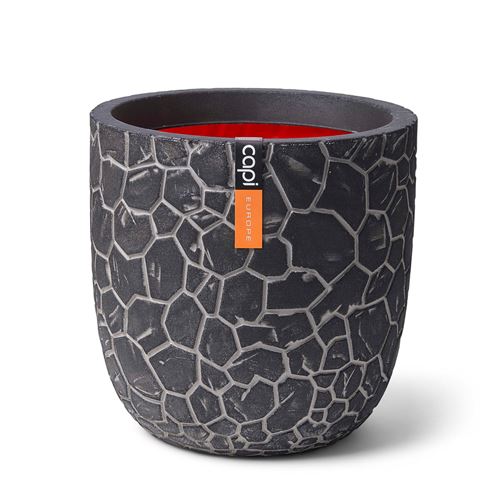 Capi Jardinière Ball Clay 35 x 34 cm Anthracite