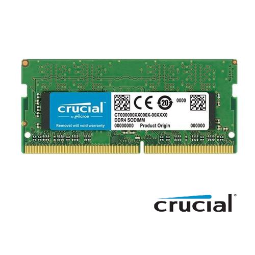 Mémoire RAM Crucial 4 Go DDR4 2400MT / s (PC4 19200) CL17 SR x16 Unbuffered SODIMM 260pin (CT4G4SFS624A)