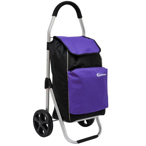 Chariot de Courses en aluminium lilas