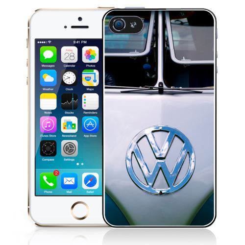 Coque pour iPhone 5C combi gris vw volkswagen