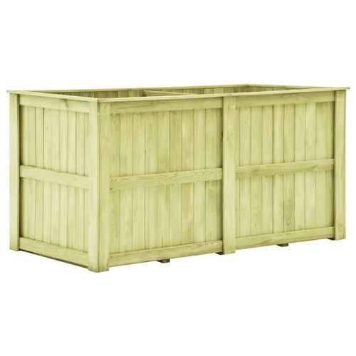 Jardinière 196x100x100 cm Bois de pin imprégné