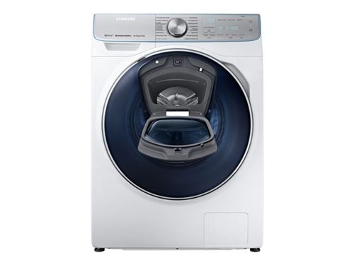 Samsung WD10N84INOA - Machine à laver séchante - indépendant - WiFi - largeur : 60 cm - profondeur : 60 cm - hauteur : 85 cm - chargement frontal - 71 litres - 10 kg - 1400 tours/min - blanc
