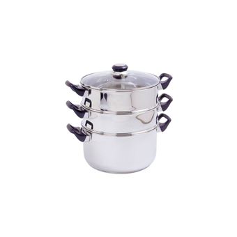 CREALYS 503443 cuit vpeur inox d24cm + couvercle induction - 1