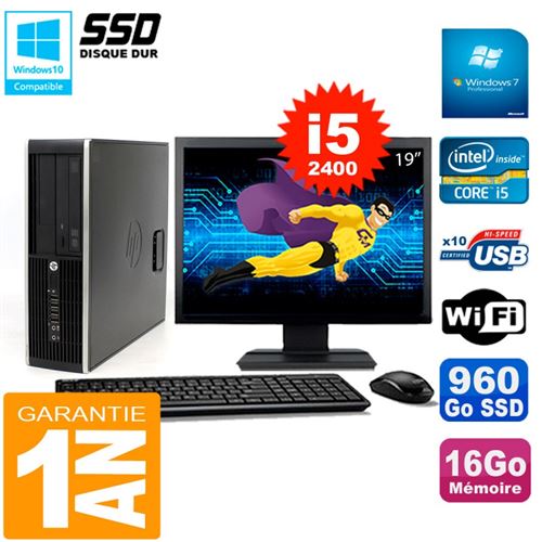 Acheter Pc hp compaq 8300 sff ecran 19' core i5-2400 ram 16go disque 960 go ssd wifi w7 État correct - 329,00 € Pc hp compaq 8300 sff ecran 19' core i5-2400 ram 16go disque 960 go ssd wifi w7 État correct - Hewlett-Packard reconditionné disponible sur Fnac