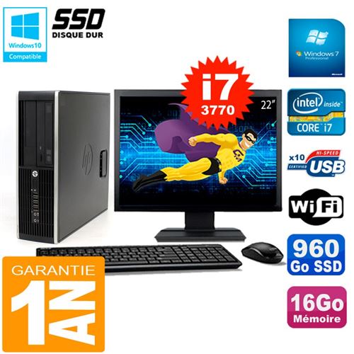 Acheter Pc hp compaq 8300 sff ecran 22' core i7-3770 ram 16go disque 960 go ssd wifi w7 État correct - 479,00 € Pc hp compaq 8300 sff ecran 22' core i7-3770 ram 16go disque 960 go ssd wifi w7 État correct - Hewlett-Packard reconditionné disponible sur Fnac