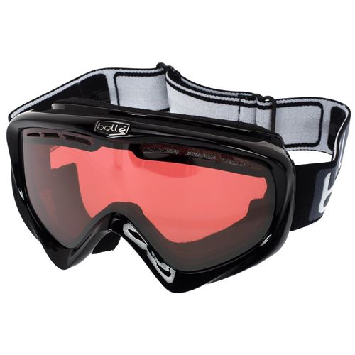Masque de ski double écran Bolle Y6 otg shiny black c2 Noir taille : UNI réf : 15622