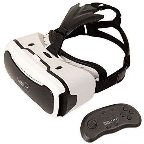 Utopia 360 ETVRPRO Elite Edition Virtual Reality Headset WithBluetooth Control White