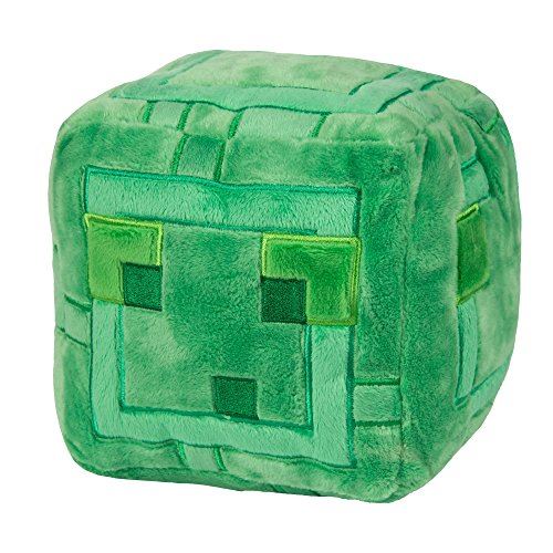 Peluche en peluche JINX Minecraft Slime (vert, carré 9,5)