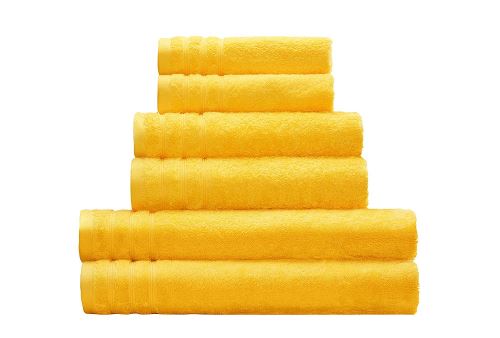 Kleine Wolke 3003567226 Royal Serviette de Bain Jaune 70 x 140 cm