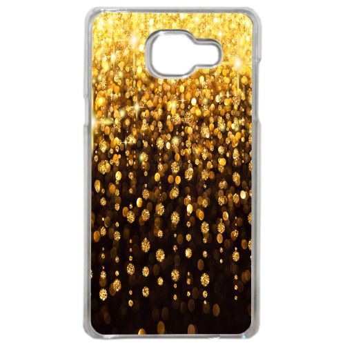 Coque Souple Pour Samsung Galaxy A3 2017 Motif Or Pluie Dorée
