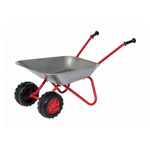 Rolly Toys Brouette acier argent / rouge