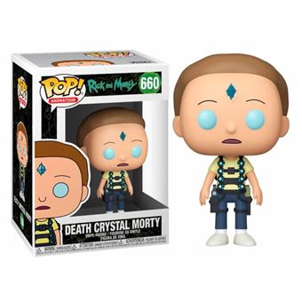 Funko Papa ! Dessins animés : Rick et Morty - Morty Crystal de la mort 9 cm