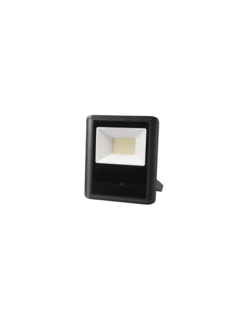 Perel Projecteur LED D'Extérieur - 50 W Blanc Neutre - Noir - Capteur À Micro-Ondes