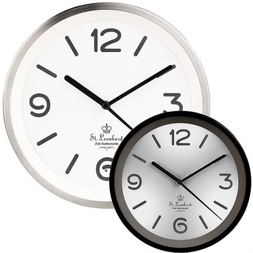 Horloge murale à quartz avec éclairage automatique - Avec Radio-pilotage