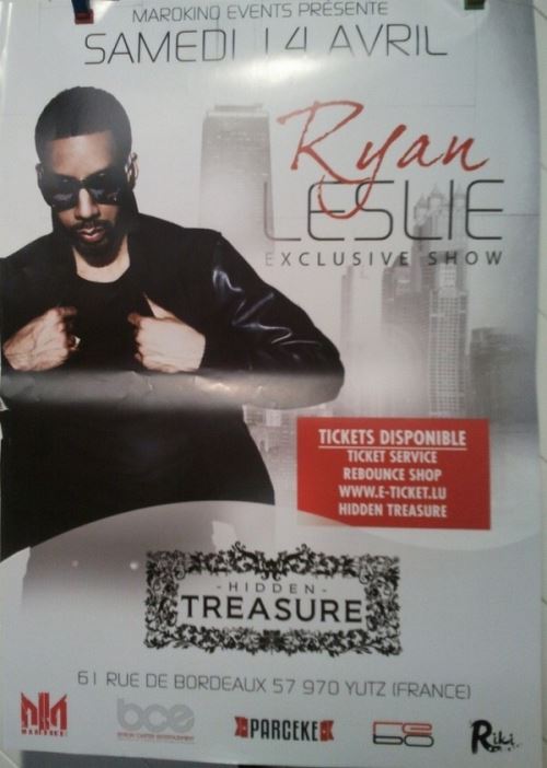 Ryan Leslie - 40x60 cm - AFFICHE / POSTER