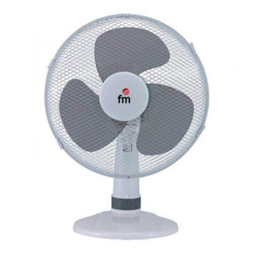 Ventilateur de Bureau Grupo FM S130 30 cm 3A 35W Blanc