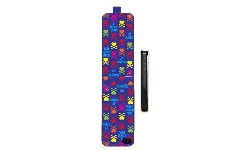 Buzzebizz Etui à clapet pour iPhone 4/4S Motif Pop Love