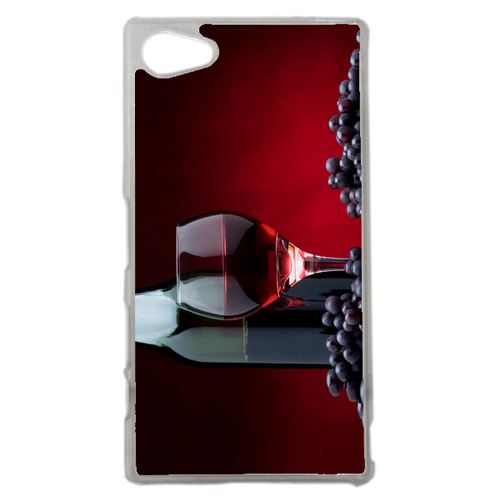 Coque Viticole Vin Raisins Compatible Sony Z5 Compact Transparent